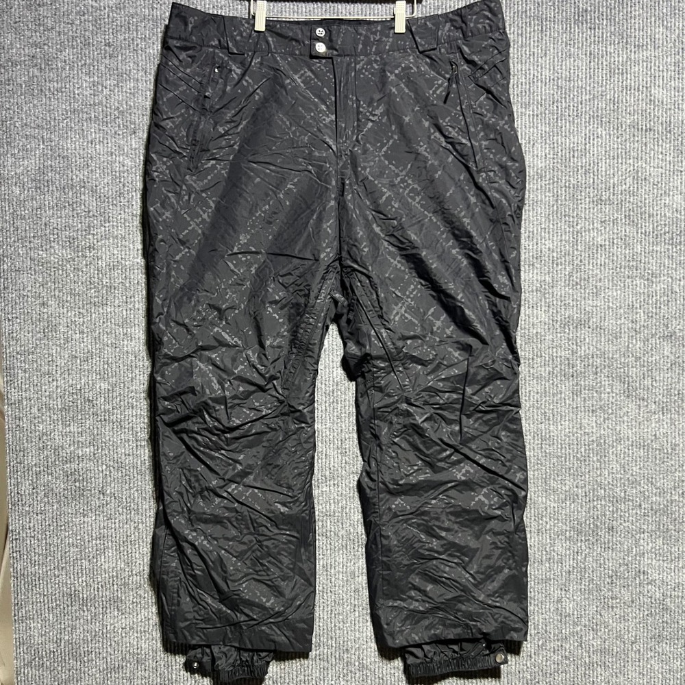 Columbia Snow Pants Mens 2X Black Omni-Tech Waterproof Ski Trousers Snowboard